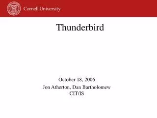 Thunderbird