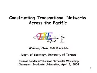 Constructing Transnational Networks Across the Pacific
