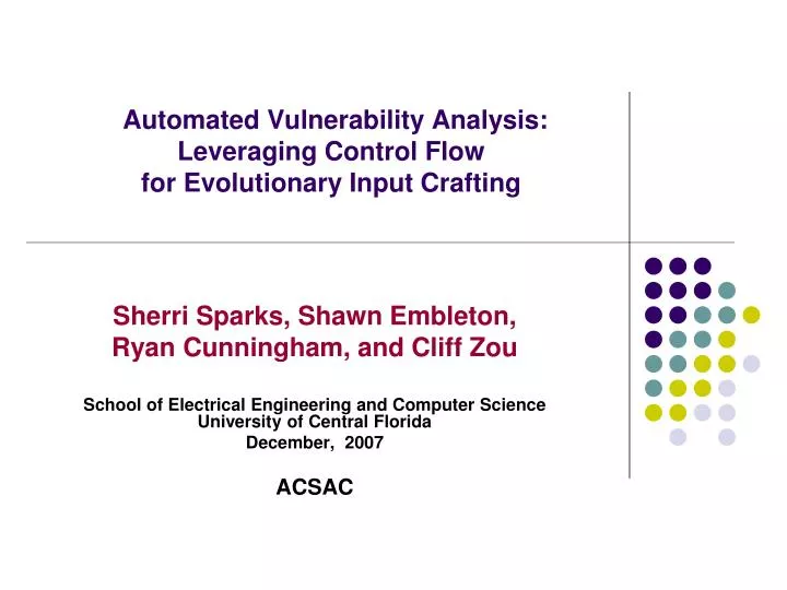 automated vulnerability analysis leveraging control flow for evolutionary input crafting