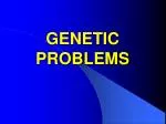 Understanding Genetic Problems: Gametes, Traits, and Ratios in Various Species - slide 1