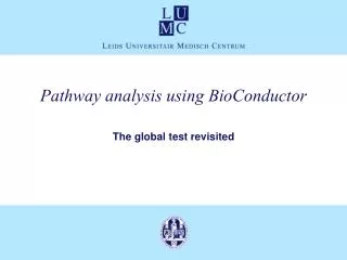 Pathway analysis using BioConductor