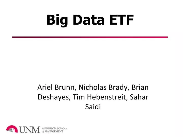 big data etf