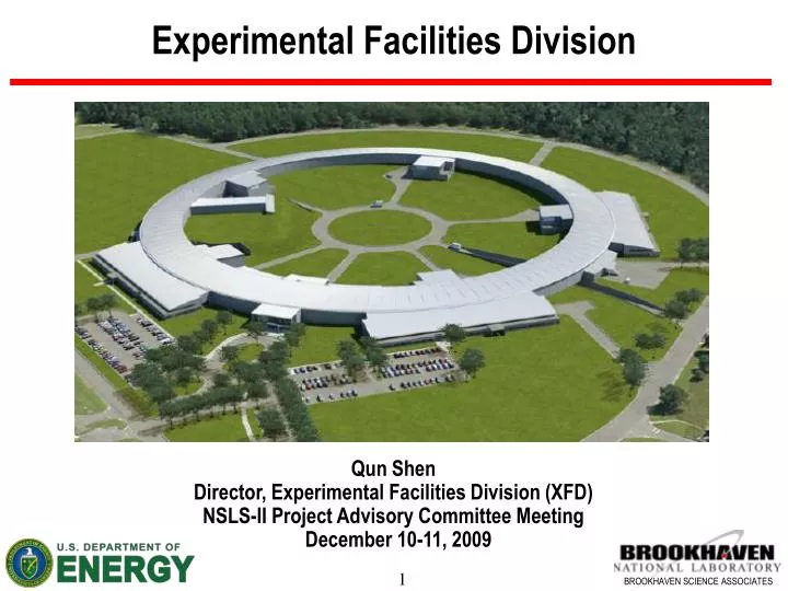 experimental facilities division