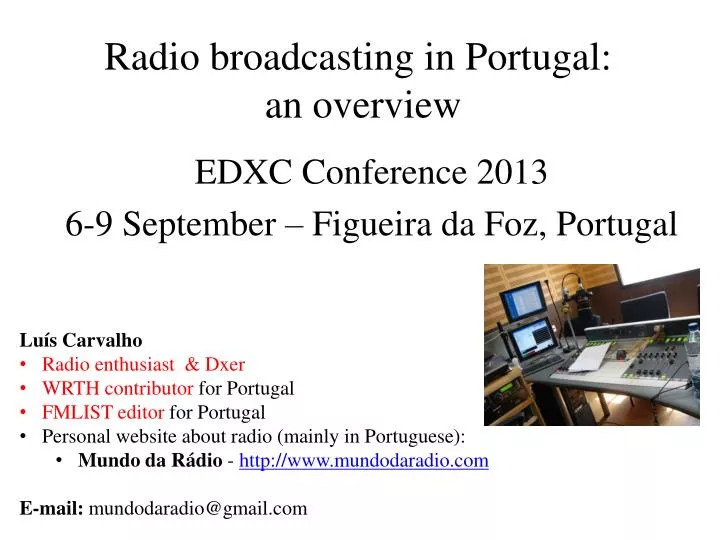 radio broadcasting in portugal an overview