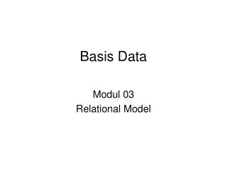basis data