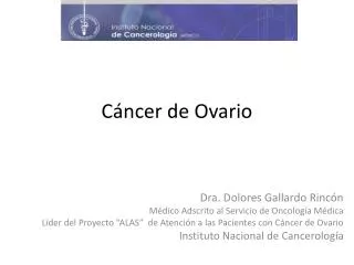 c ncer de ovario