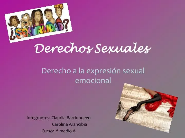 derechos sexuales