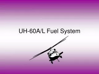 UH-60A/L Fuel System