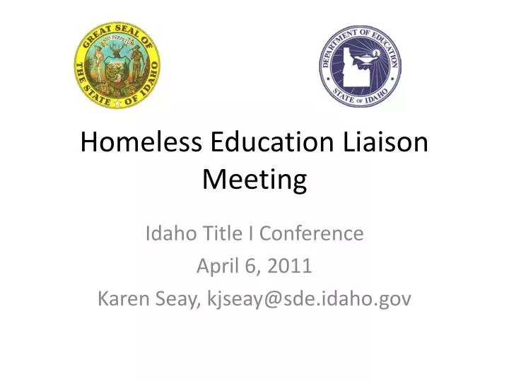 homeless education liaison meeting