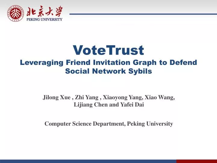votetrust leveraging friend invitation graph to defend social network sybils