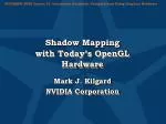 Shadow Mapping with Today’s OpenGL Hardware - slide 1