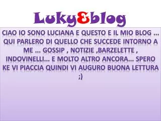 luky blog