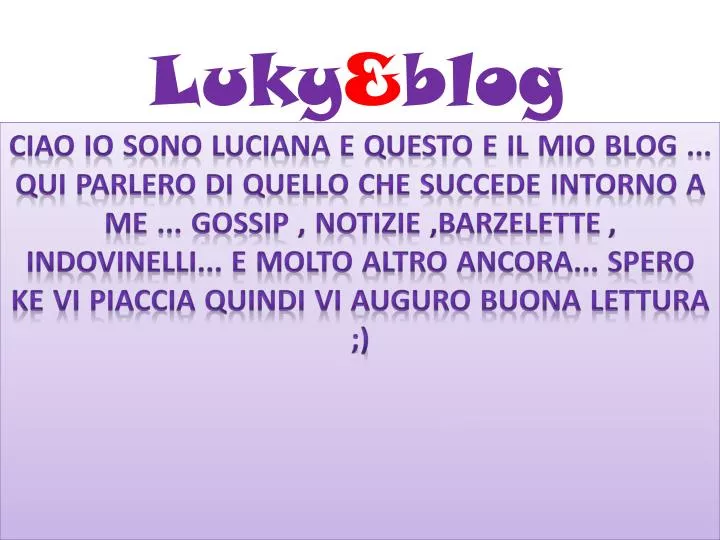 luky blog