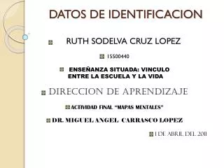 datos de identificacion