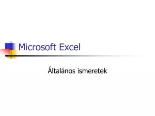 microsoft excel