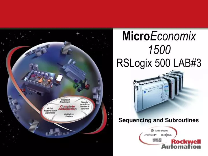micro economix 1500 rslogix 500 lab 3