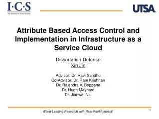 Attribute Based Access Control and Implementation in Infrastructure as a Service Cloud