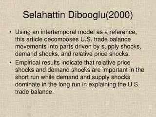 Selahattin Dibooglu(2000)