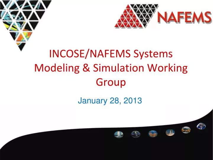 incose nafems systems modeling simulation working group