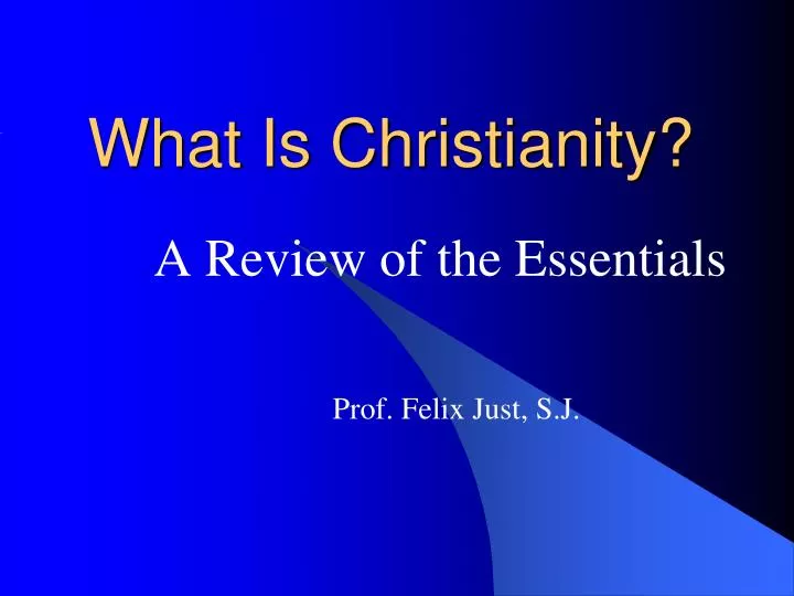 what is christianity
