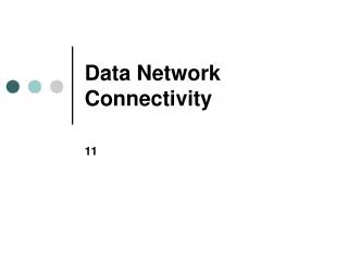 Data Network Connectivity