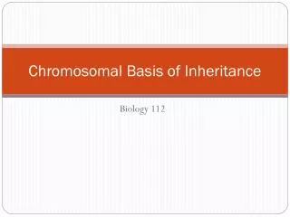 Chromosomal Basis of Inheritance