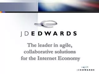 The leader in agile, collaborative solutions for the Internet Economy