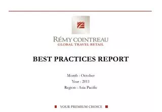 BEST PRACTICES REPORT