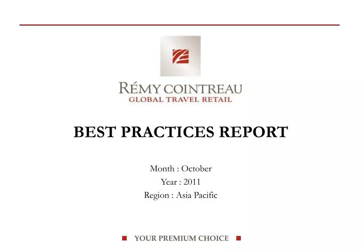 best practices report