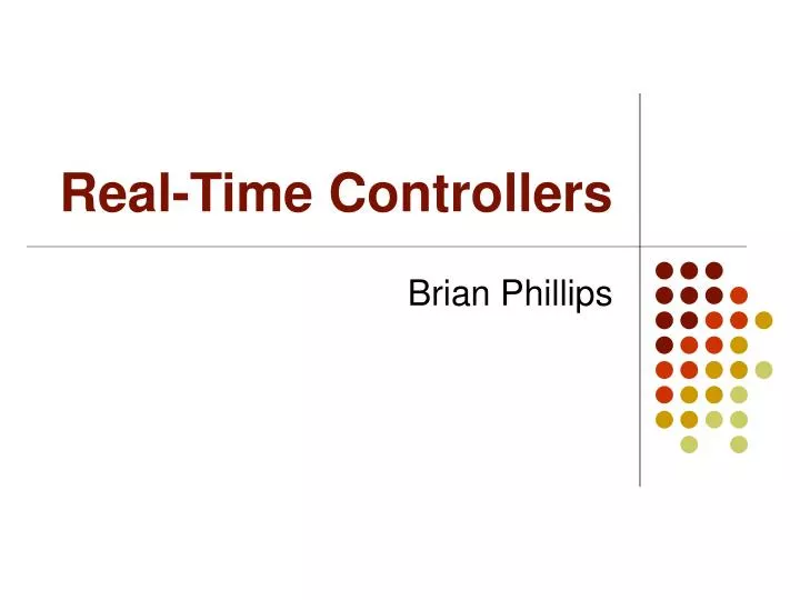 real time controllers