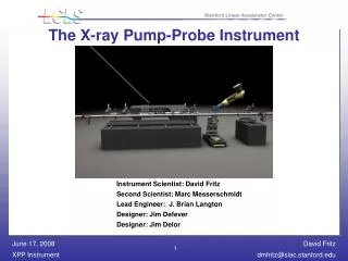 The X-ray Pump-Probe Instrument