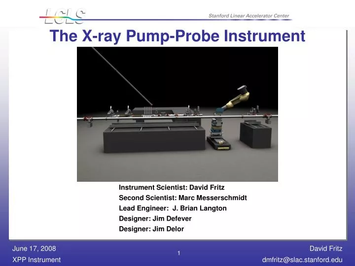 the x ray pump probe instrument