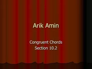 Arik Amin