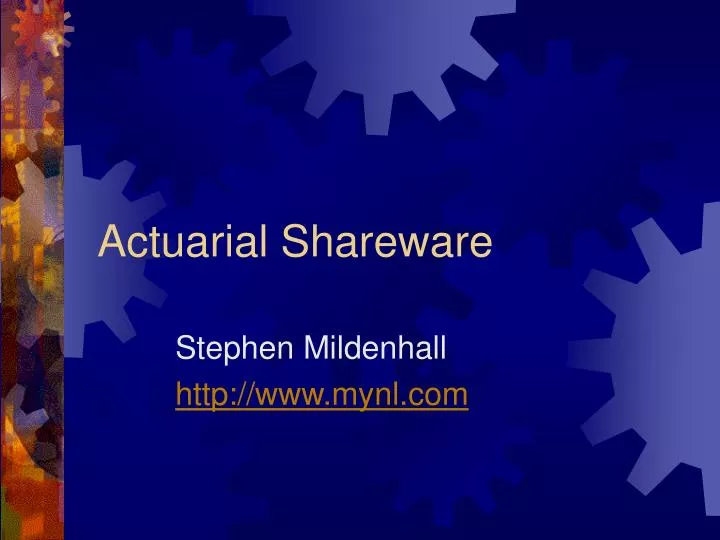 actuarial shareware