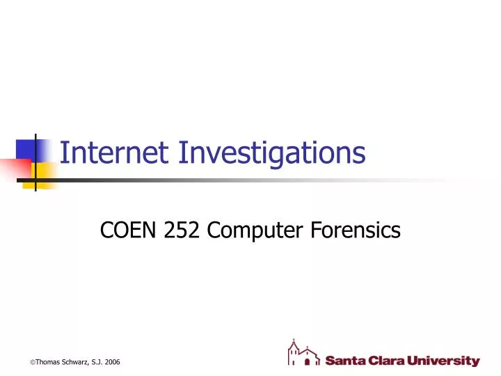 internet investigations