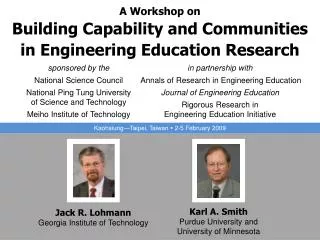 A Workshop on Building Capability and Communities in Engineering Education Research