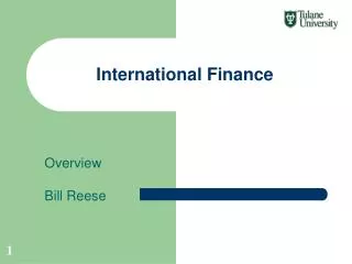 international finance