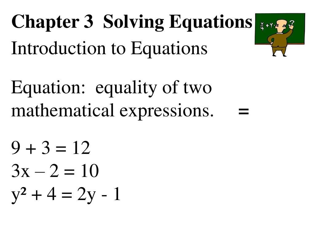PPT - Chapter 3 Solving Equations PowerPoint Presentation, free ...
