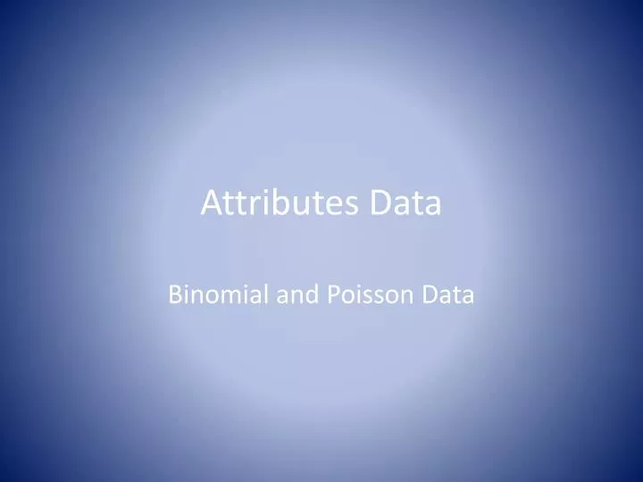 attributes data