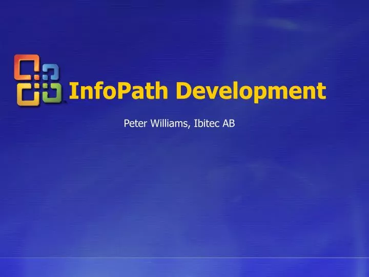 infopath development
