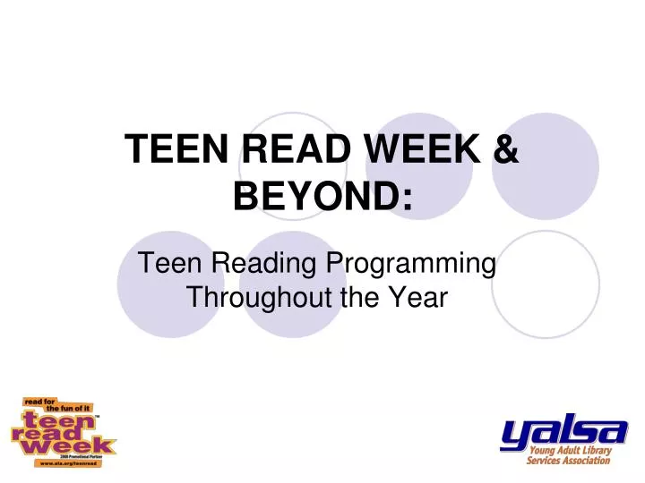 teen read week beyond