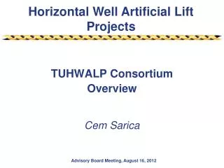 TUHWALP Consortium Overview