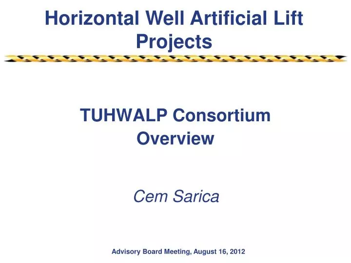 tuhwalp consortium overview