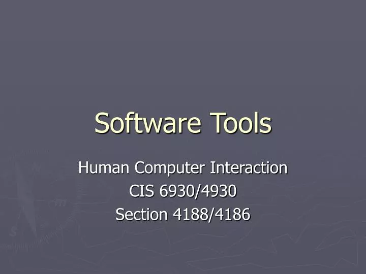 software tools