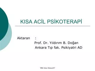 kisa ac l ps koterap