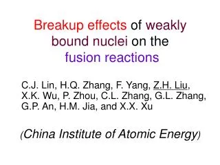 Breakup effects of weakly bound nuclei on the fusion reactions