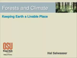 Forests and Climate