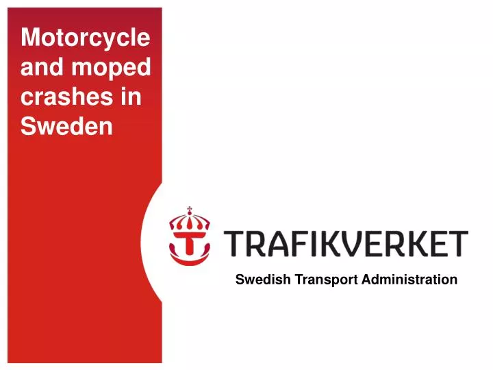 motorcycle and moped crashes in sweden