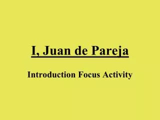 I, Juan de Pareja