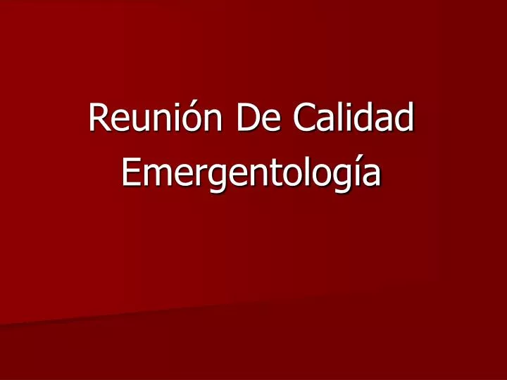 reuni n de calidad emergentolog a